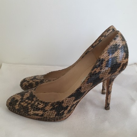 JIMMY CHOO - Snakeskin Platforms US 7.5 | IT 37.5 - Picture 2 of 6